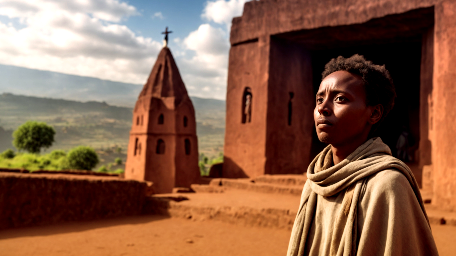 Lalibela biserici monolitice piatră sculptată misterioase"