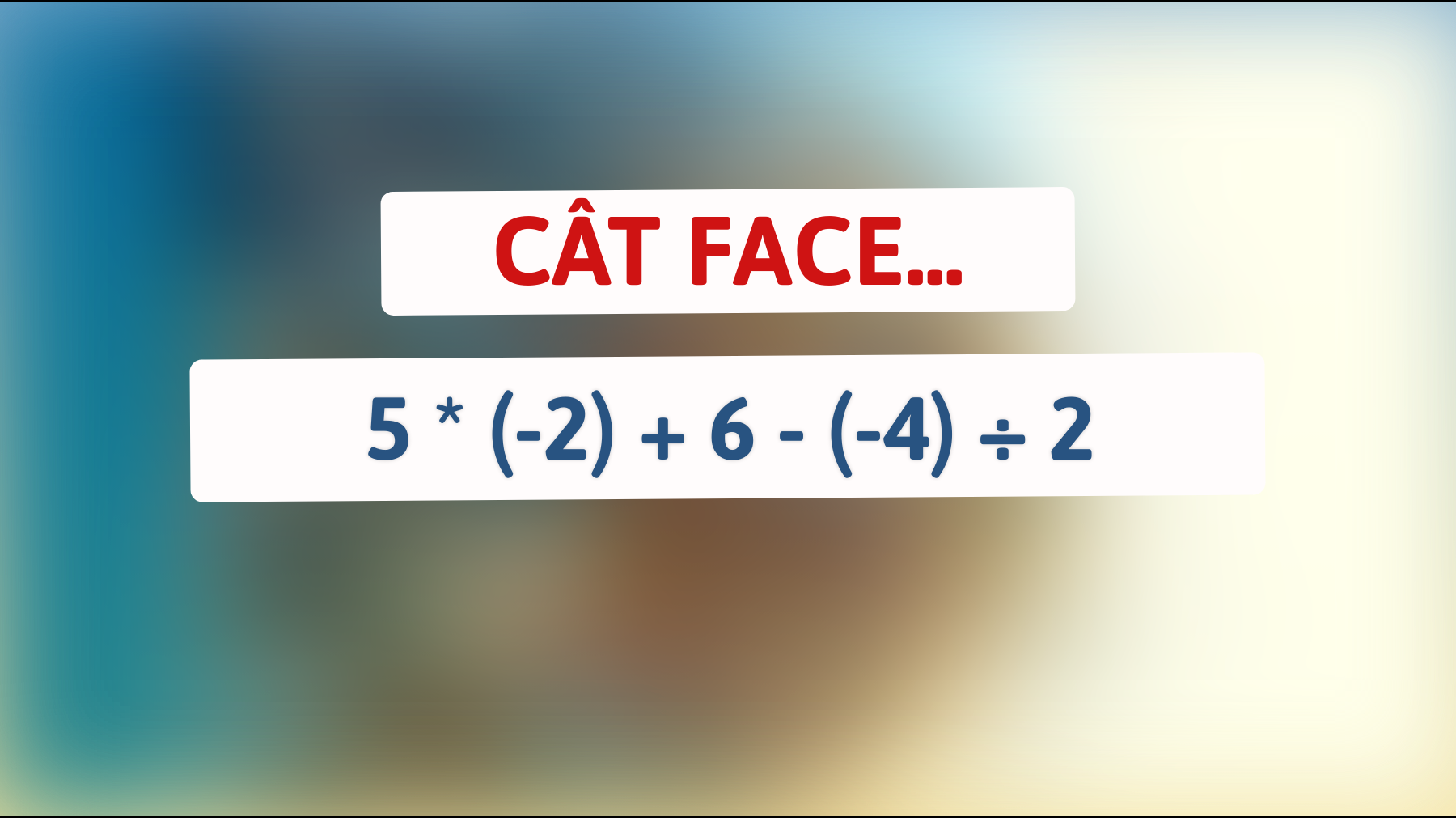 această ghicitoare matematică te va lăsa perplex: câți genii pot rezolva corect? te numeri printre ele?"