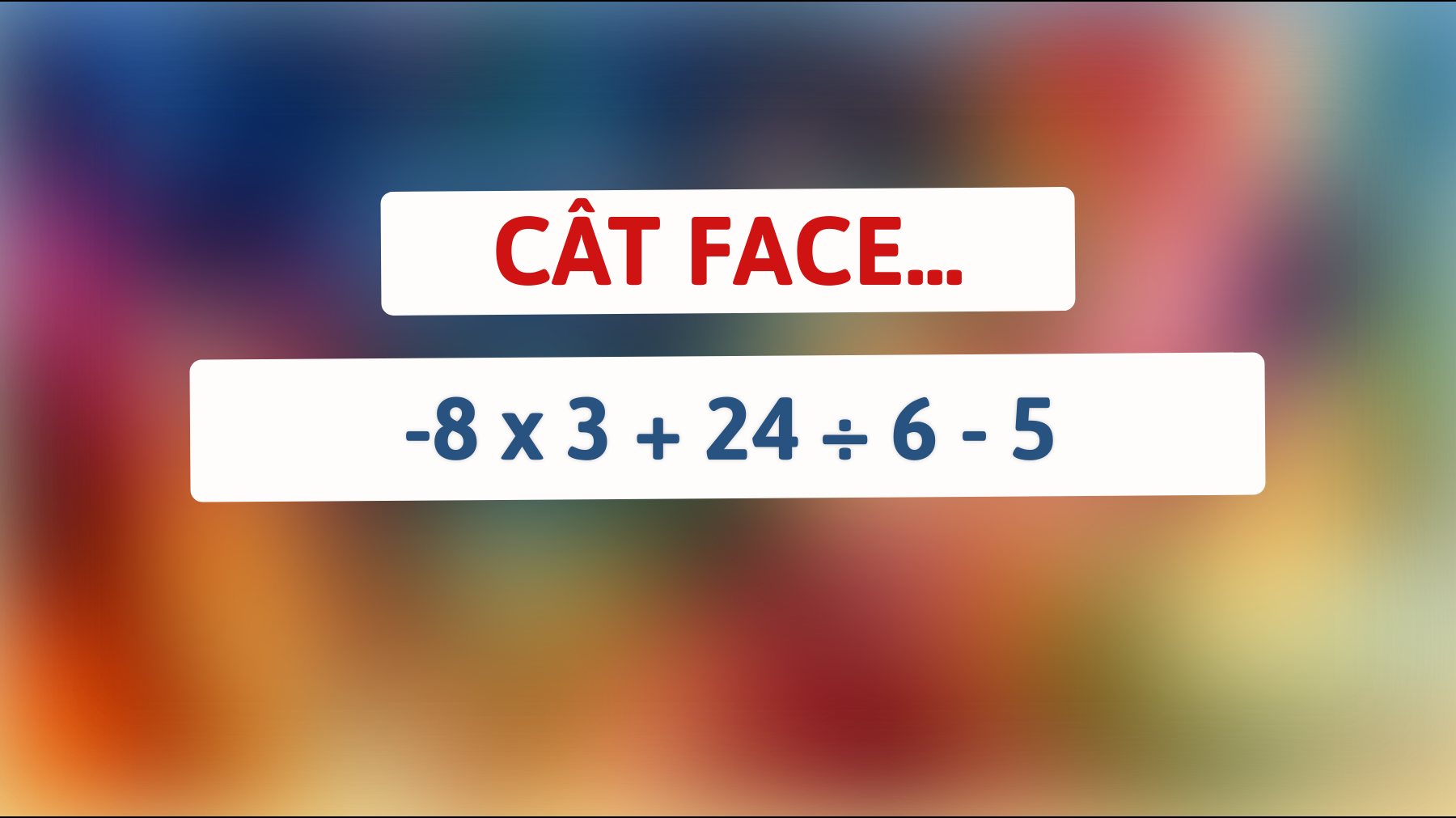 descoperă dacă ești un geniu: doar 1 din 10 oameni rezolvă corect această ghicitoare matematică!"