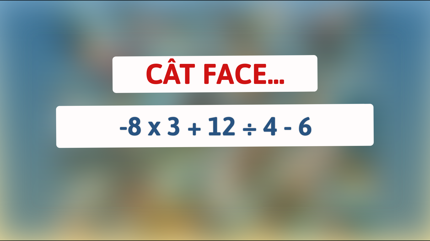 doar o persoană cu intelect excepțional poate rezolva această problemă de matematică! îndrăznești să încerci?"